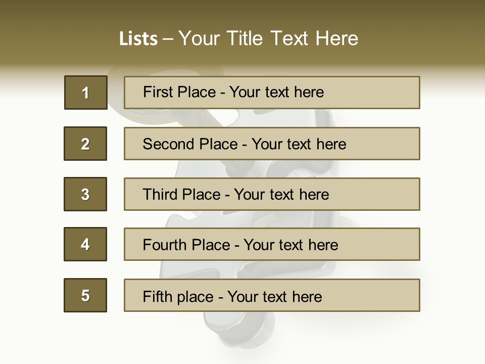 Answer Clue Link PowerPoint Template