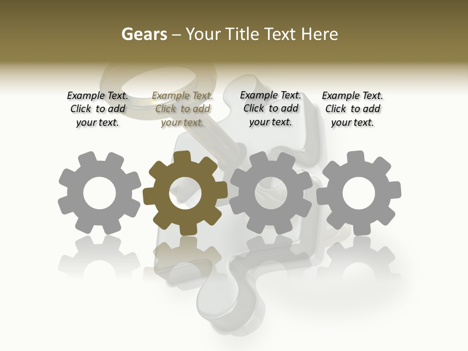 Answer Clue Link PowerPoint Template