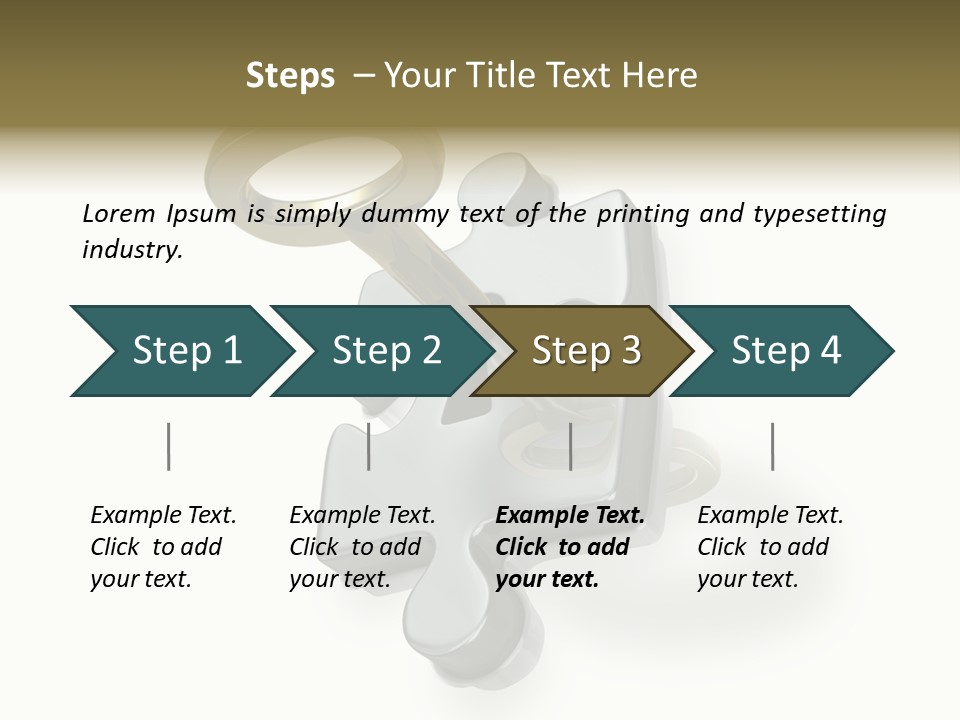 Answer Clue Link PowerPoint Template