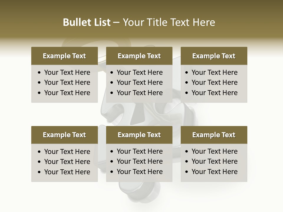 Answer Clue Link PowerPoint Template