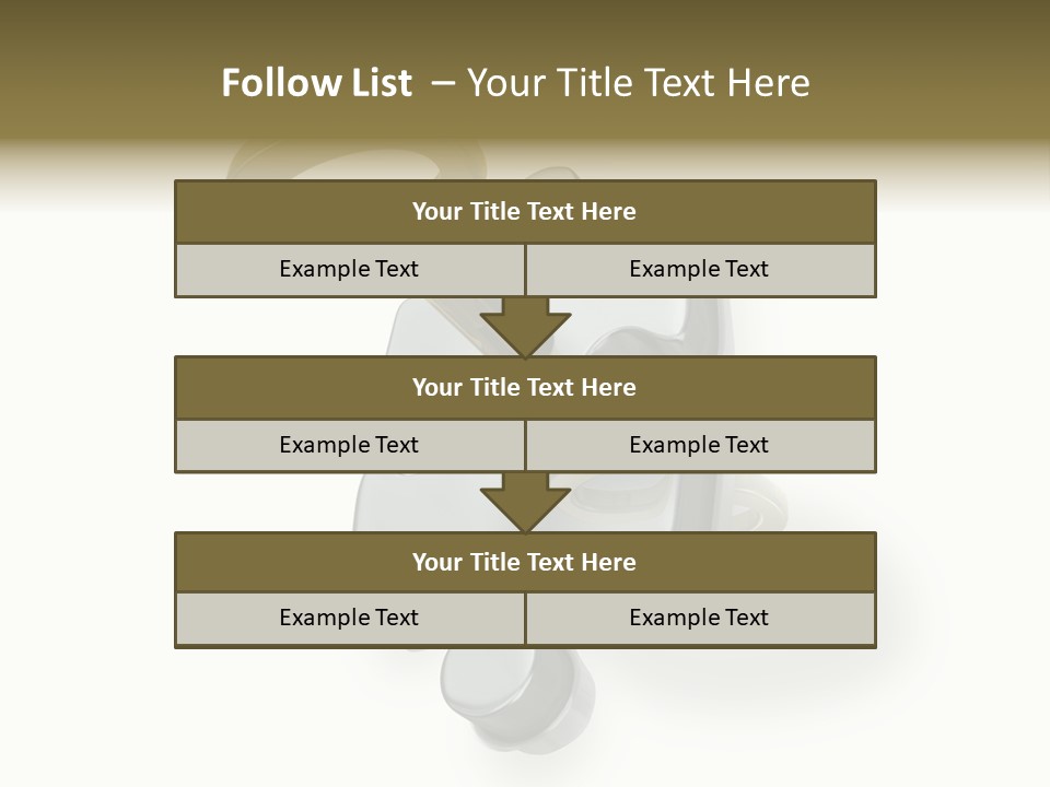 Answer Clue Link PowerPoint Template