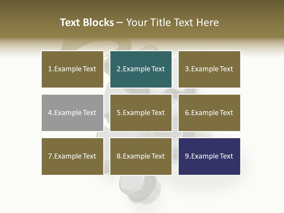 Answer Clue Link PowerPoint Template