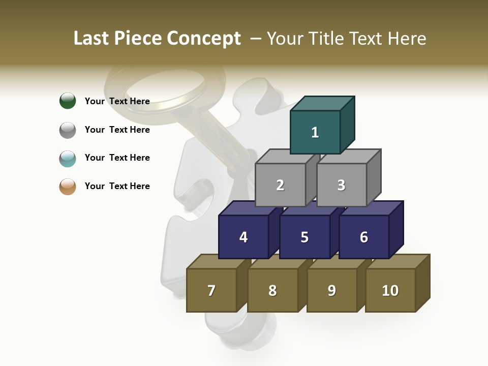 Answer Clue Link PowerPoint Template