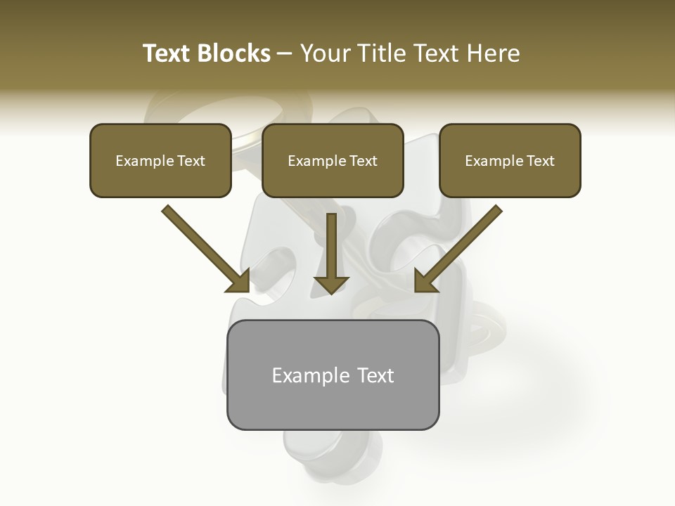 Answer Clue Link PowerPoint Template