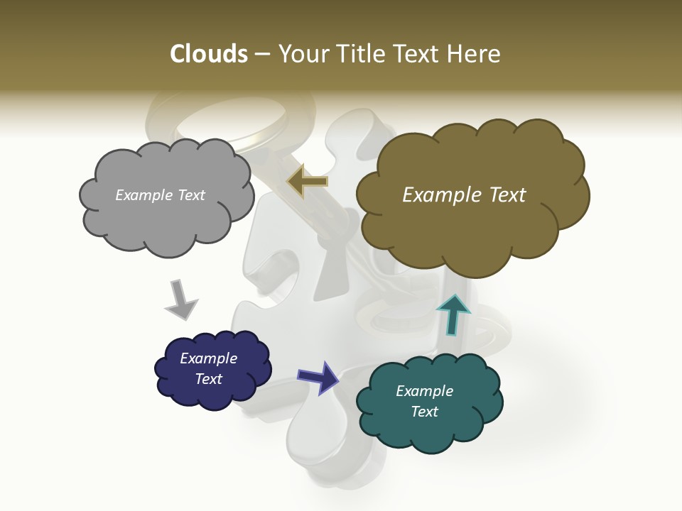 Answer Clue Link PowerPoint Template