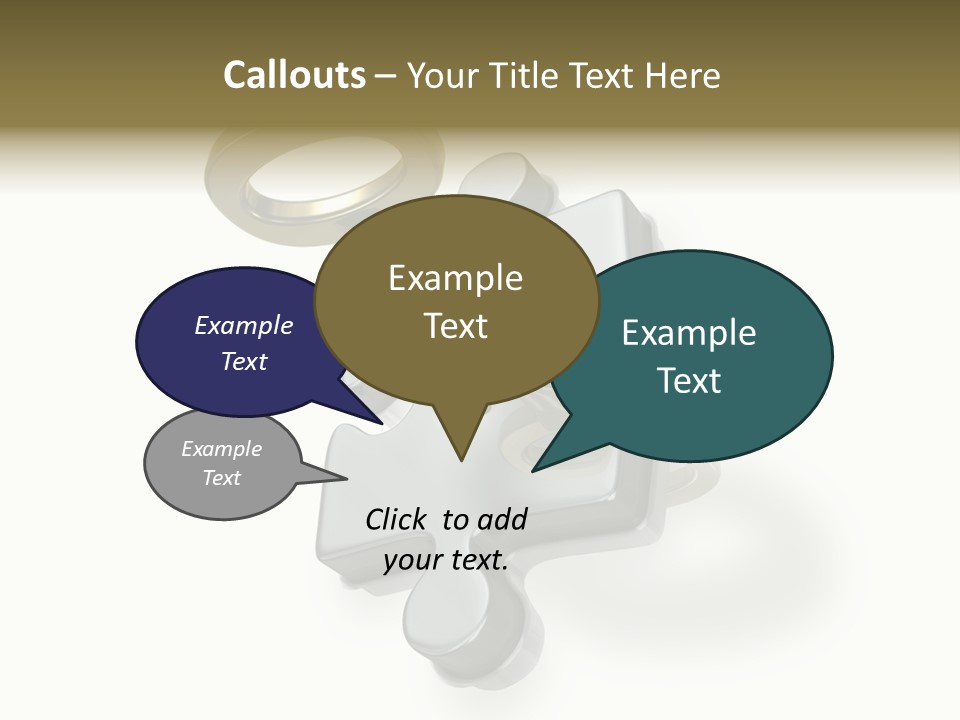 Answer Clue Link PowerPoint Template