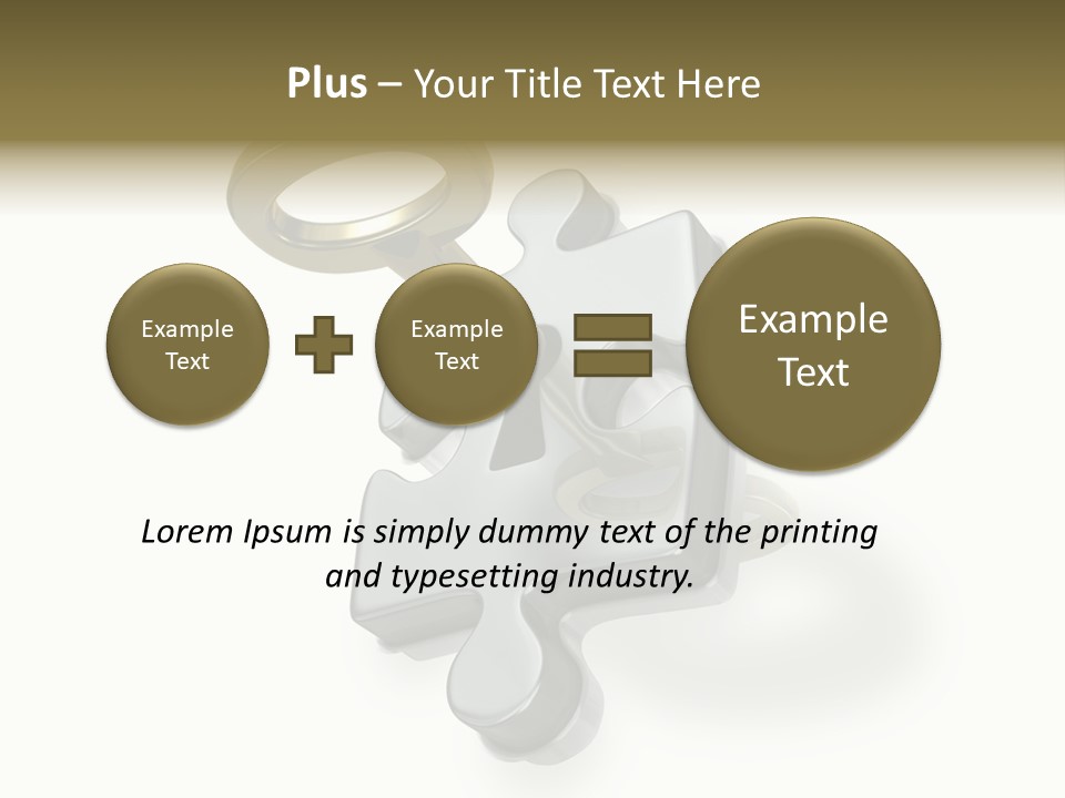 Answer Clue Link PowerPoint Template