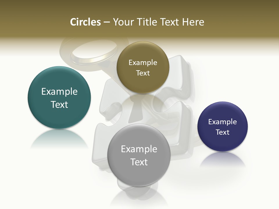 Answer Clue Link PowerPoint Template