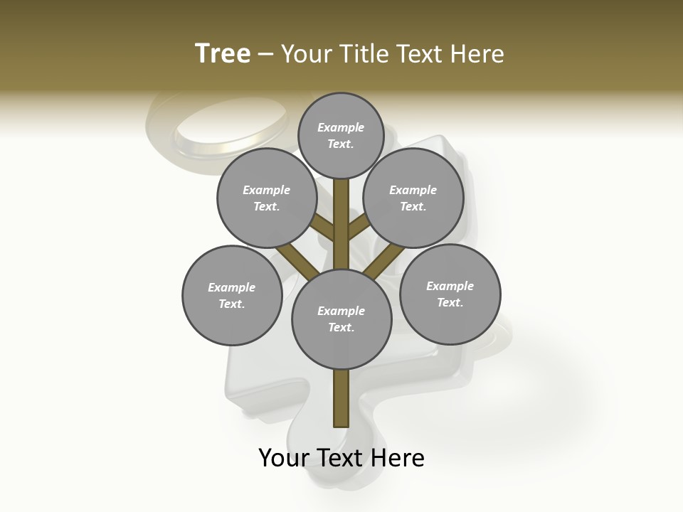 Answer Clue Link PowerPoint Template