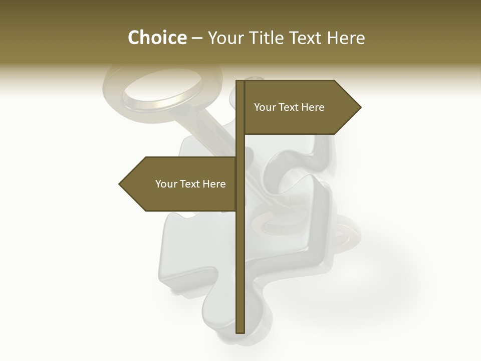 Answer Clue Link PowerPoint Template