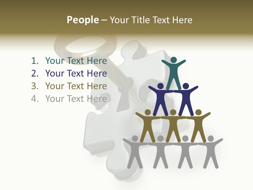 Answer Clue Link PowerPoint Template