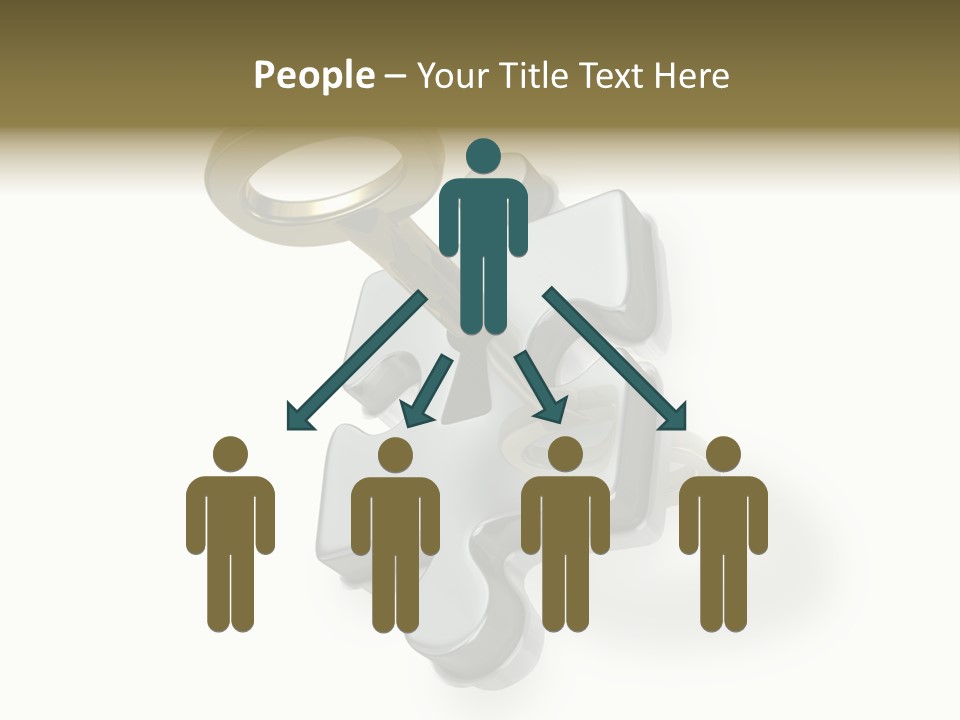 Answer Clue Link PowerPoint Template