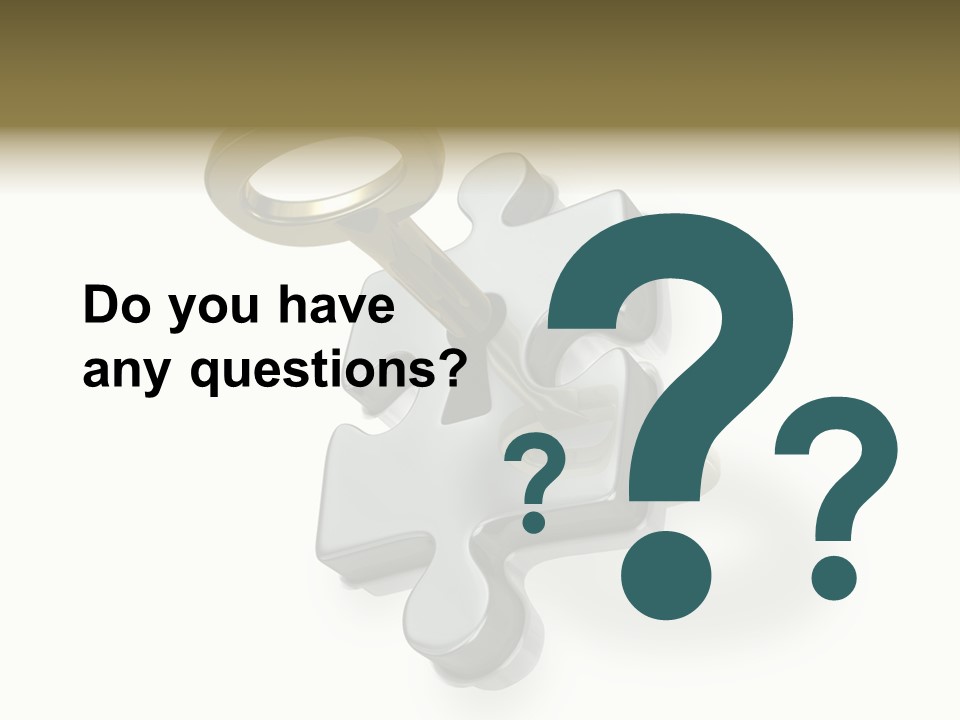Answer Clue Link PowerPoint Template