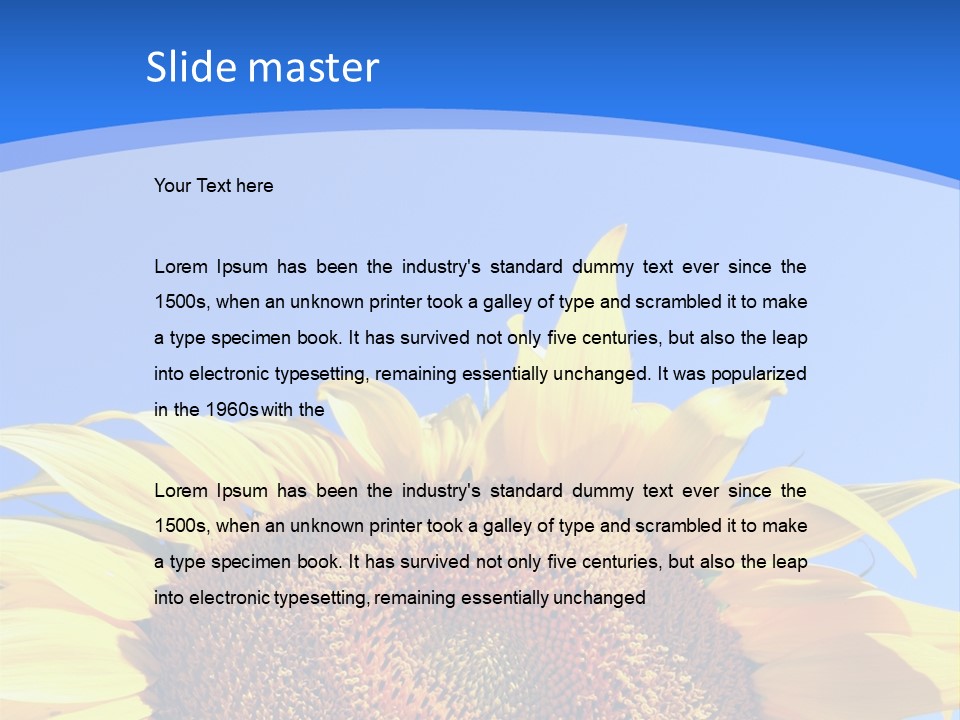 Culture Yellow Sun PowerPoint Template