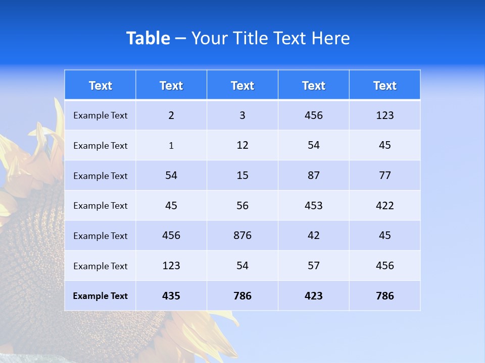 Culture Sun Cereal PowerPoint Template