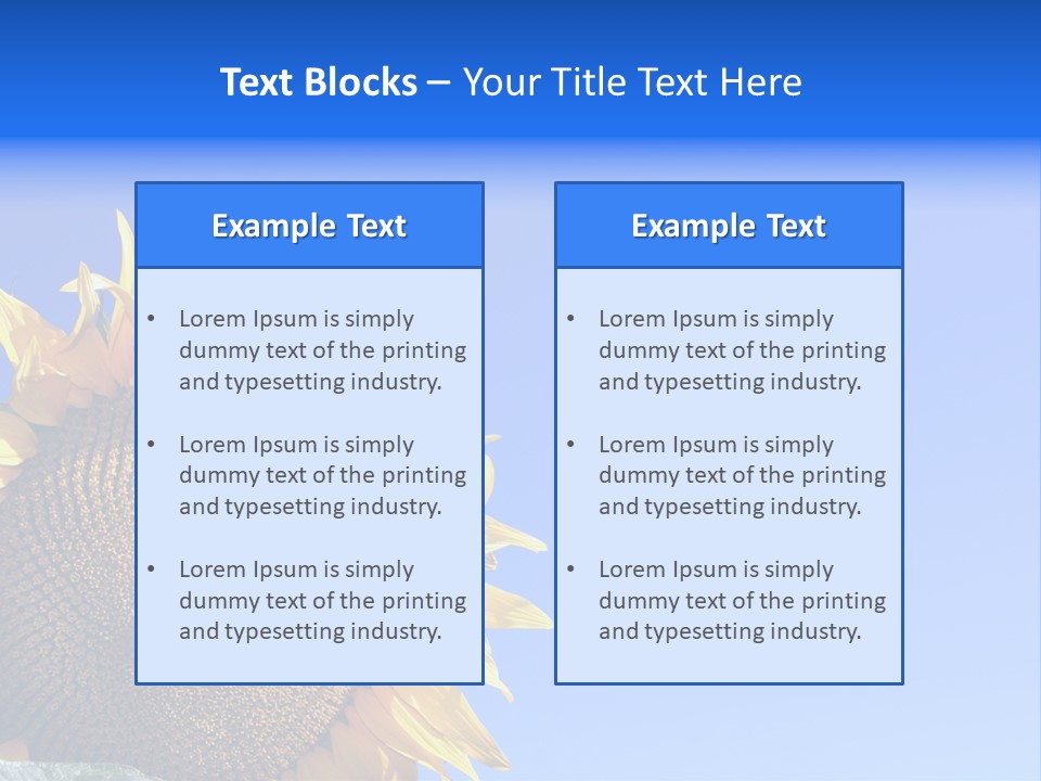 Culture Sun Cereal PowerPoint Template