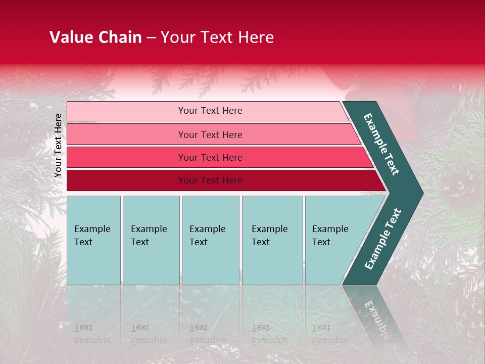 Cone Holiday Fir PowerPoint Template