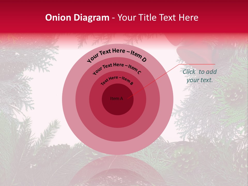 Cone Holiday Fir PowerPoint Template