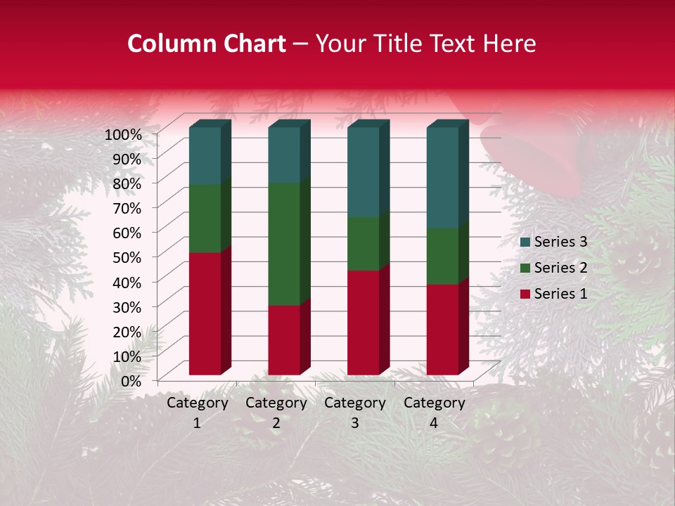 Cone Holiday Fir PowerPoint Template