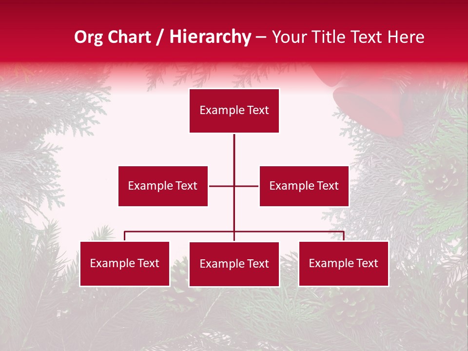 Cone Holiday Fir PowerPoint Template