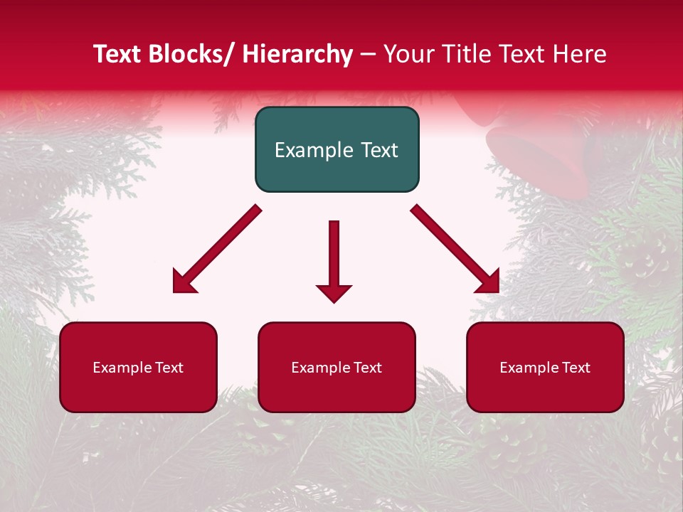 Cone Holiday Fir PowerPoint Template