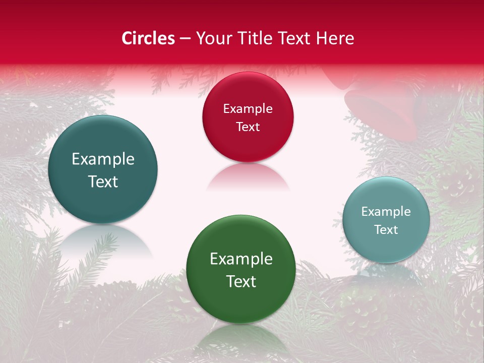 Cone Holiday Fir PowerPoint Template