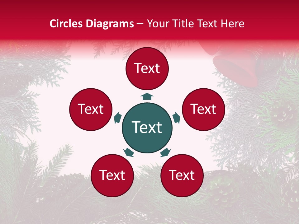 Cone Holiday Fir PowerPoint Template