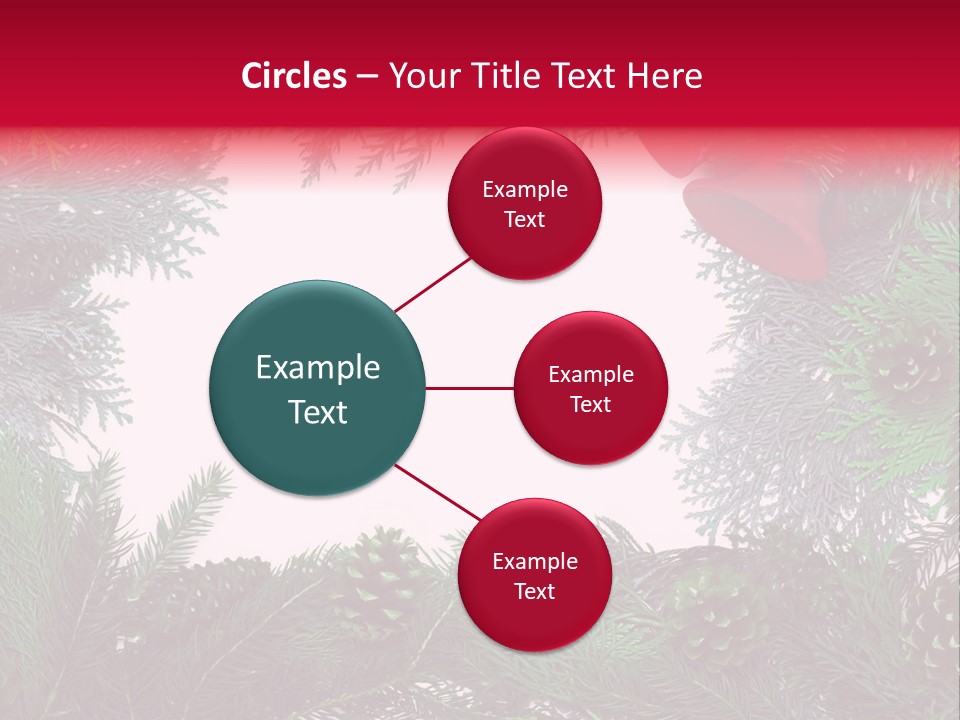 Cone Holiday Fir PowerPoint Template