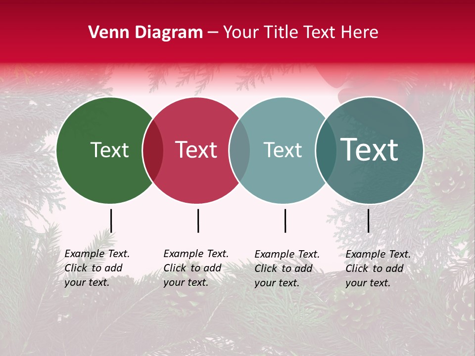 Cone Holiday Fir PowerPoint Template