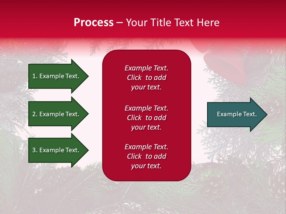 Cone Holiday Fir PowerPoint Template