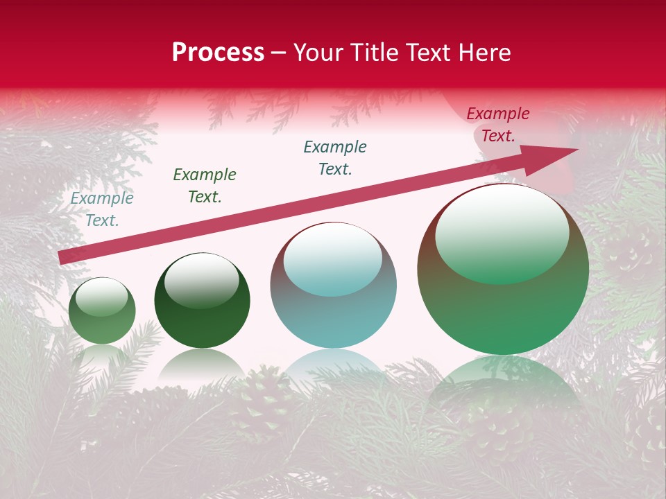 Cone Holiday Fir PowerPoint Template