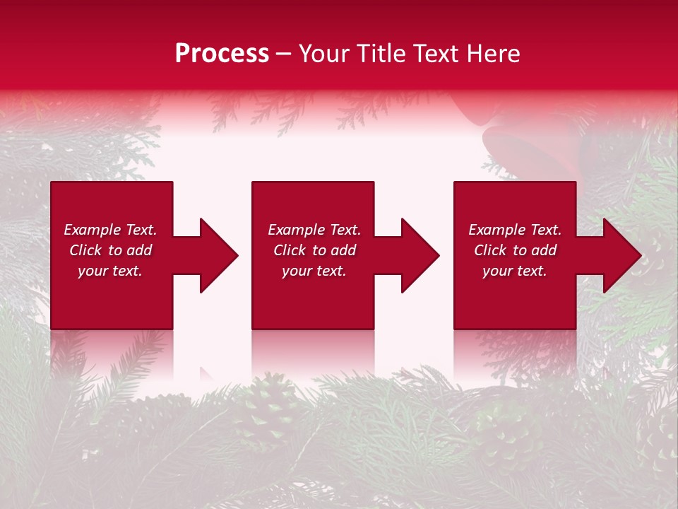 Cone Holiday Fir PowerPoint Template