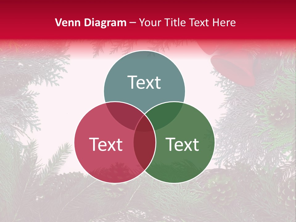 Cone Holiday Fir PowerPoint Template