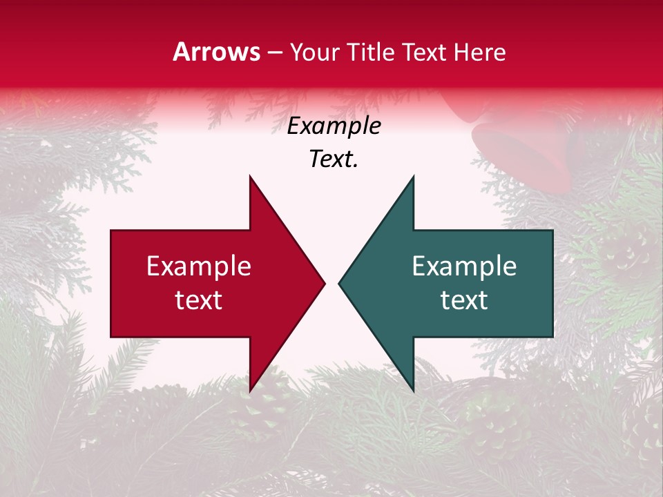 Cone Holiday Fir PowerPoint Template