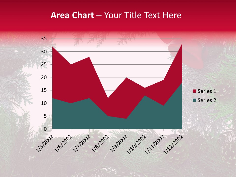 Cone Holiday Fir PowerPoint Template