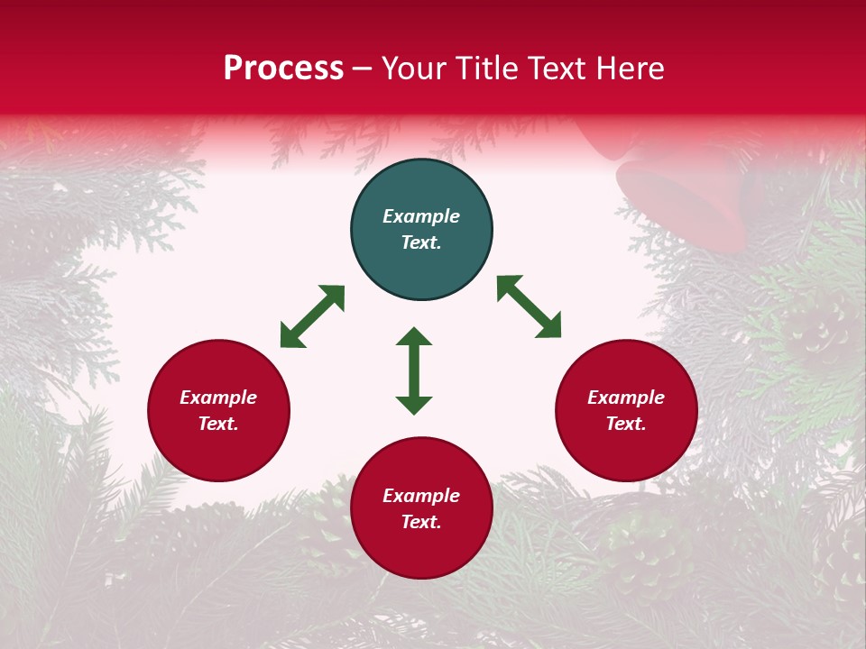 Cone Holiday Fir PowerPoint Template