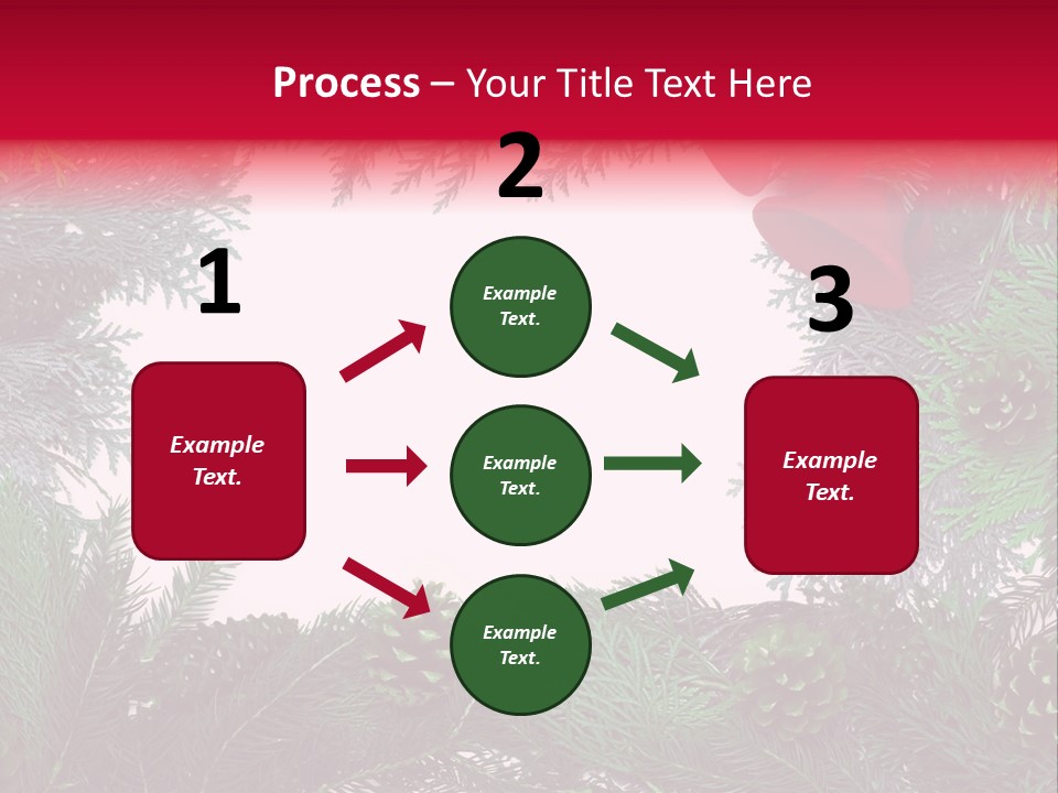Cone Holiday Fir PowerPoint Template