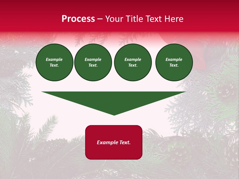 Cone Holiday Fir PowerPoint Template