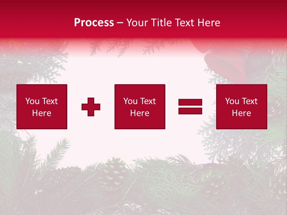 Cone Holiday Fir PowerPoint Template