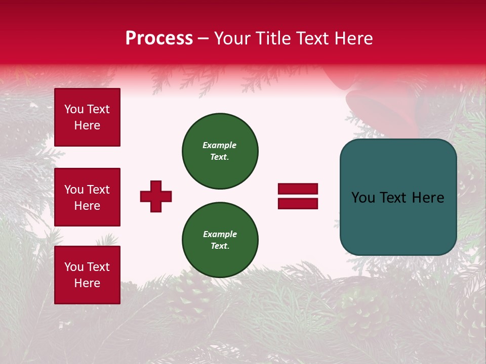 Cone Holiday Fir PowerPoint Template