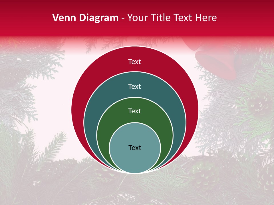 Cone Holiday Fir PowerPoint Template