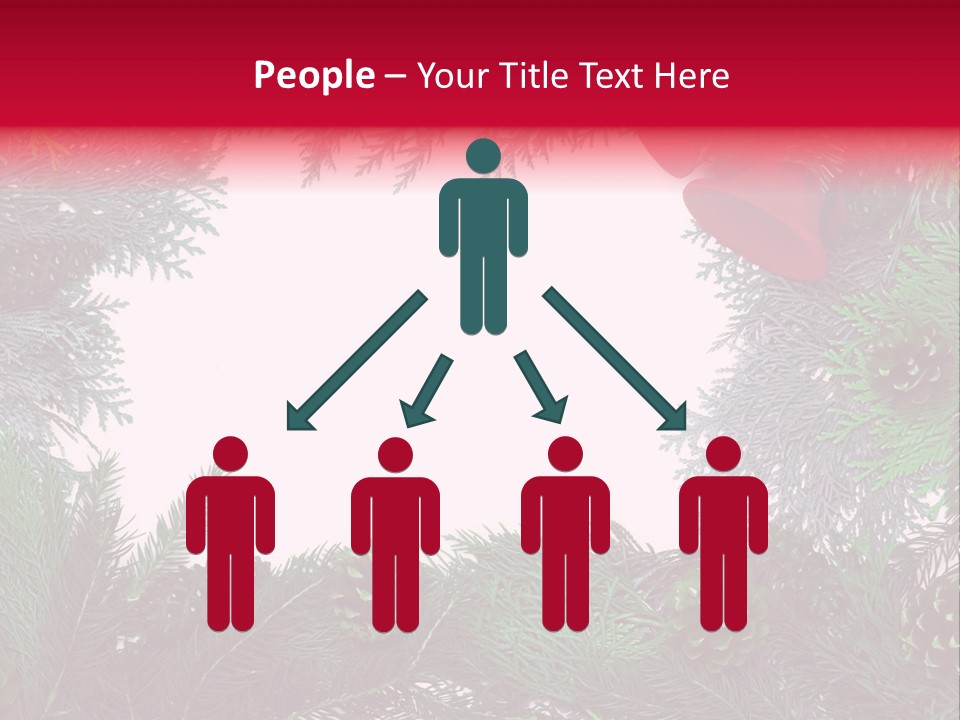 Cone Holiday Fir PowerPoint Template