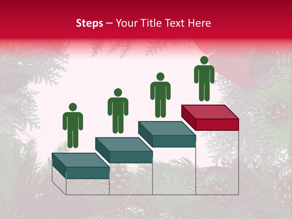 Cone Holiday Fir PowerPoint Template