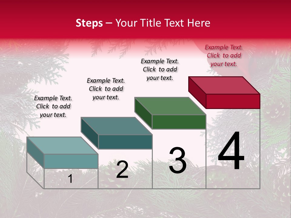 Cone Holiday Fir PowerPoint Template