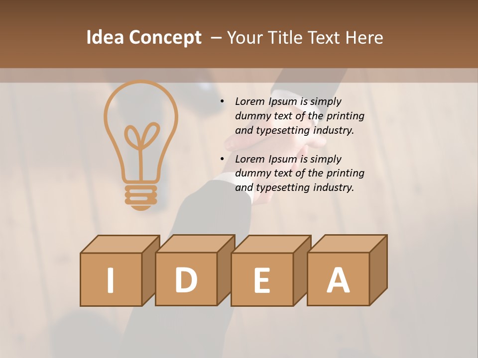 Splash Bubble Under PowerPoint Template