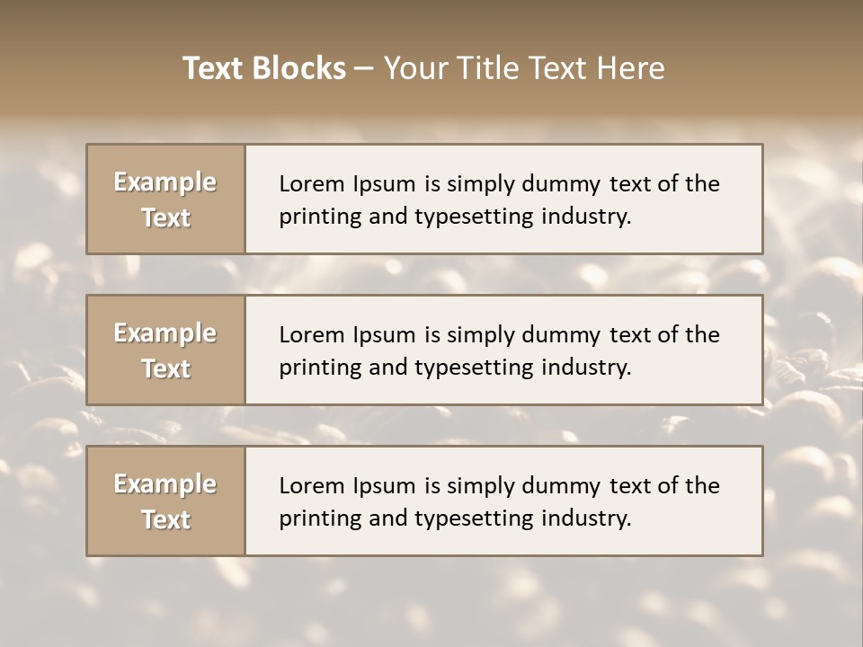 Mocha Drink Java PowerPoint Template
