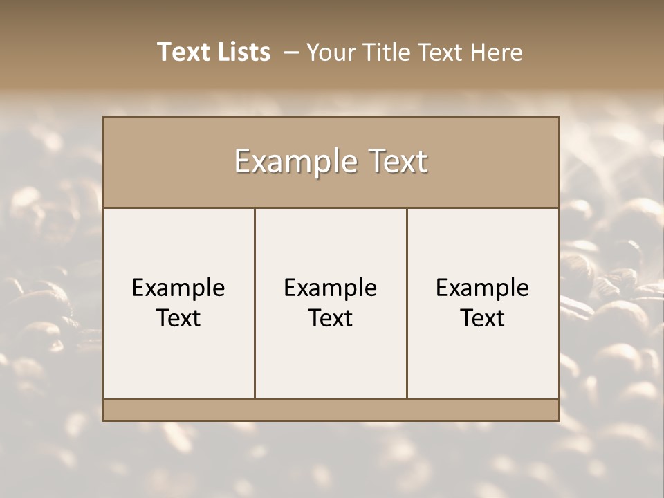 Mocha Drink Java PowerPoint Template