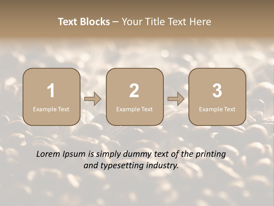 Mocha Drink Java PowerPoint Template