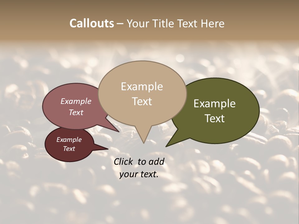 Mocha Drink Java PowerPoint Template
