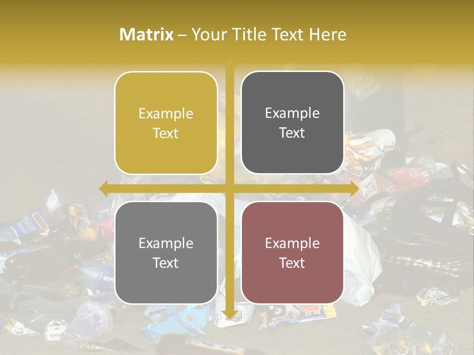 Stone Fill Polluting PowerPoint Template